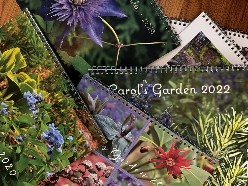 Lasting Landscapes by Carol calendars of garden showing flower photos